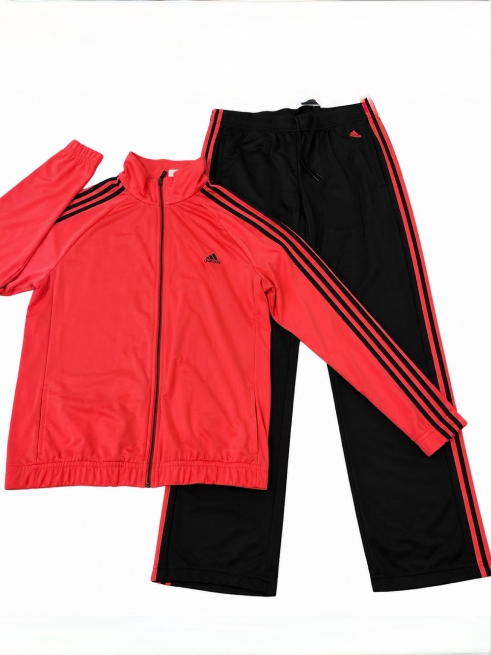 adidas Women’s XL Designed 2 Move (D2M) Coral Pink (Cormapink) Track Suit Set